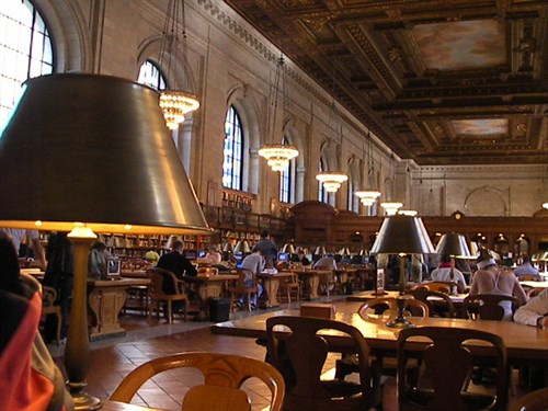 Interior New York Library