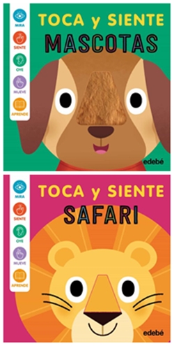 Toca y Siente. Mascotas y Safari